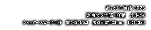 東京カメラ部10選 小林淳 （ぎふ灯り物語）